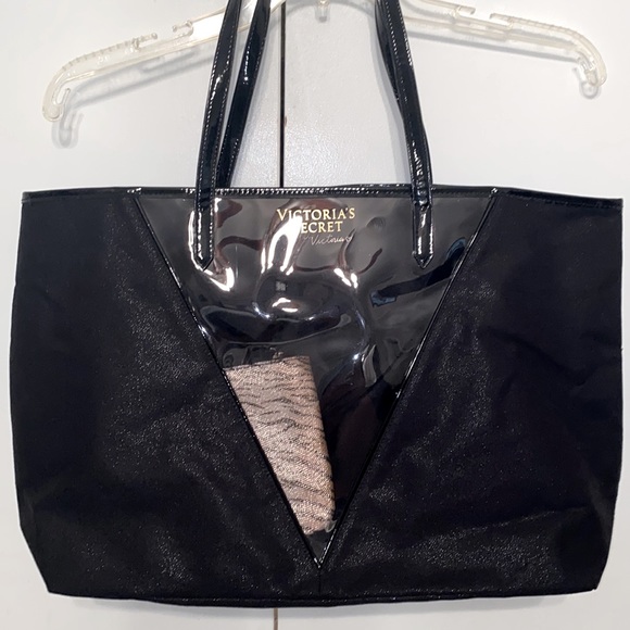 Victoria's Secret Handbags - Victoria's Secret Black Tote Bag